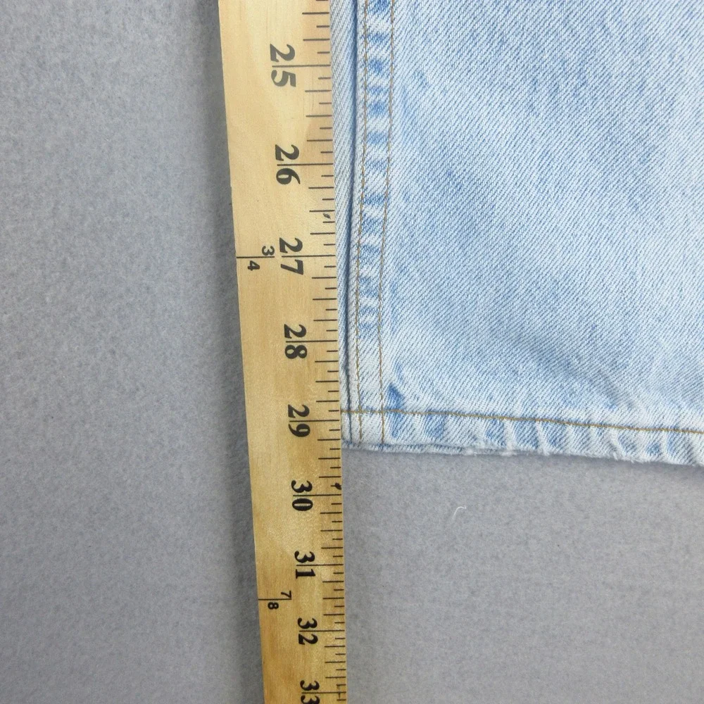 Levi's 560 Jeans Mens W36 L30 Light Wash Blue Vintage 90s Loose Fit Tapered Leg